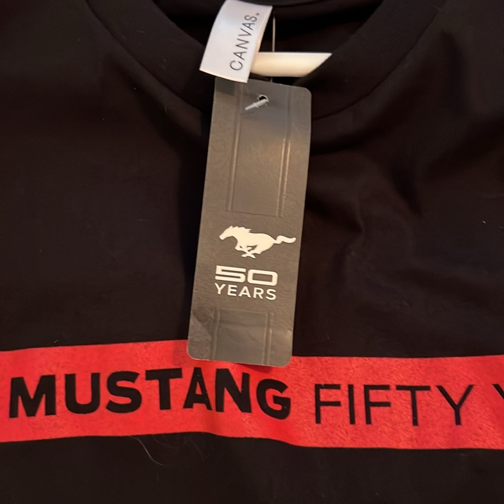 Ford Motor Co Mustang Pony Muscle Car Fifty Years T-Shirt Medium (New) - Picture 4 of 5